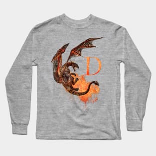 Drachen Buchstabe D Long Sleeve T-Shirt